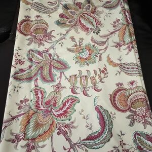 Hill Crest Floral Shower Curtain Cream Multicolor